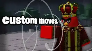 this feature allows you to make CUSTOM MOVES in The Strongest Battlegrounds...