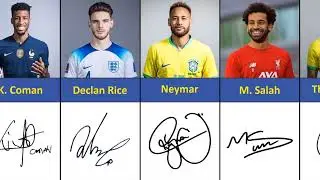 Coolest Signatures Famous Football Players