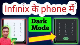 How To Enable Dark Mode On Dial pad !! In Infinix Phone ?