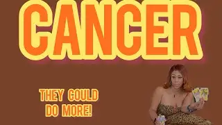 ♋️CANCER: I DONT FEEL LIKE THIS PERSON IS HOLDIN THEIR WEIGHT IN THIS CONNECTION! THEY COULD DO MORE