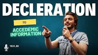Academic Important information declaration #everyone