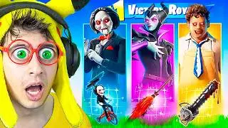 Random Skin HALLOWEEN en FORTNITE 👻🎃😱!!