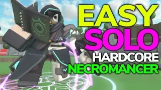 EASY OP NECROMANCER SOLO HARDCORE - Tower Defense Simulator
