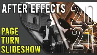 Page Turn Slideshow Animation in After Effects - Without any Plug-in - 2021