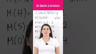 Pasar DE MOLES A GRAMOS 🔄