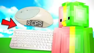USÉ LOS PERIFÉRICOS de MI MADRE para JUGAR MINECRAFT...
