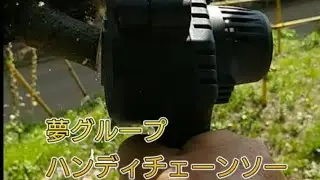 夢グループのハンディチェーンソー 購入してみた   実践編