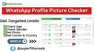 profile checker software advance age with gender | Check whatsapp Number Valid Or Invalid