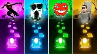 Spider Man, Doors, Pepperman, Skibidi Toilet, Tiles Hop EDM Rush 1