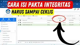 Cara Isi Pakta Integritas ANBK | Mudah - ANBK 2024