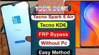 Tecno Kd6 Spark Air Android 10 Frp Bypass