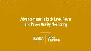 DCK Fast Chat - Advancements in Rack Level Power and Power Quality Monitoring