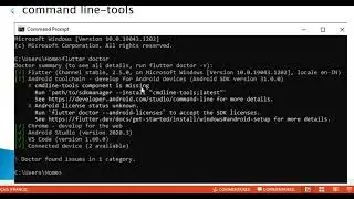 Développement mobile avec Flutter -part01: Installation (fix cmdline-tools component missing error)
