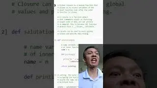 What is Closure in Python? #python #education #programming #pythons #foryou #foryoupage #fyp #colab