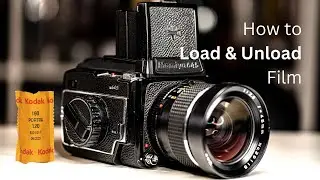 How to Load and Unload Film from a Mamiya 645 medium format Film Camera