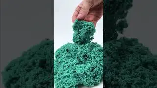 More Teal Kinetic Sand Flows 