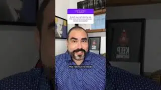 “Quando você decidiu que não queria TCC?” 