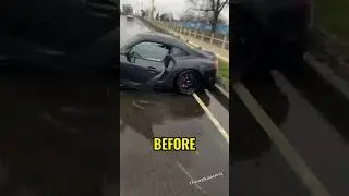 Разбил новую Супру в хлам