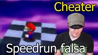 Fingiu fazer speedrun de Mario 64 sem enxergar