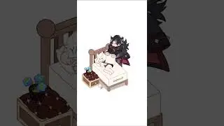 Bed with wrio ❤ Tags - [ 
