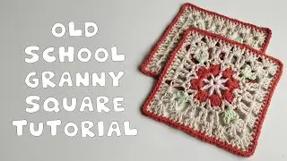 HOW TO CROCHET A FLOWER GRANNY SQUARE