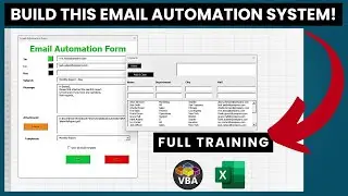 Build an Excel Email Automation System with VBA – Attachments, CC/BCC, and Custom Templates