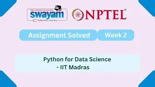 Python For Data Science Week 2 || NPTEL Answers 2026 || 