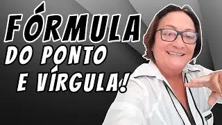 FÓRMULA MATEMÁTICA PARA USO DO PONTO E VÍRGULA! | Português Bem-Humorado