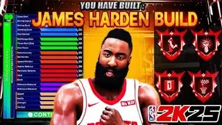THE BEST ISO JAMES HARDEN BUILD in NBA 2K25!!!