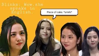 Compilation of Jisoo (BLACKPINK)  Speaking in English