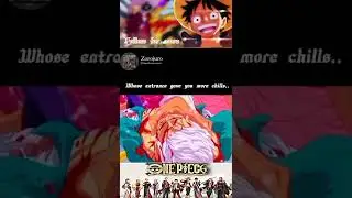 Best entrance of anime 