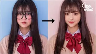 a high school girl who hid her real face