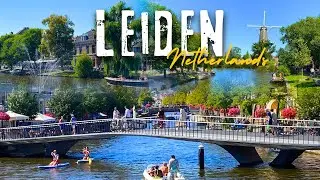 🇳🇱 LEIDEN, NETHERLANDS - Is it a place worth to visit? | Best spots in the city | Leiden Tour in 4K