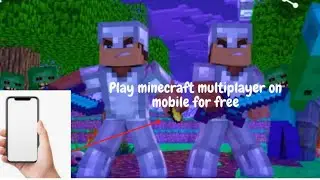 How to play Minecraft multiplayer in phone with friends #minecraft