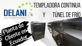 Templadora Continua CHOCOTEMP 100 y Túnel de frío 140/800