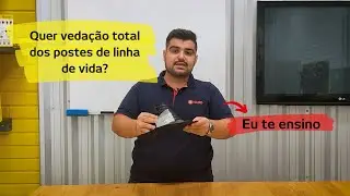 Como fazer a vedação de postes de linha de vida em telhados com a Master Flash Retrofit