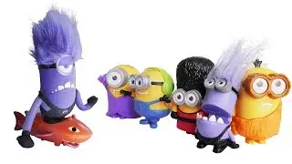 Five little Minions Song for Kids