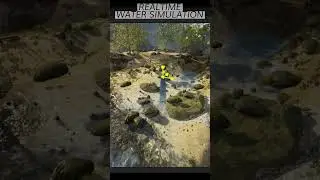 Mind Blowing Water Simulation Physics in Unreal Engine #shorts