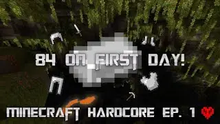 Thats a lot of iron! (Minecraft Hardcore ep. 1)