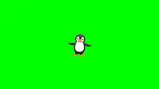 [Chroma Key] Skype's Dancing Penguin Green Screen