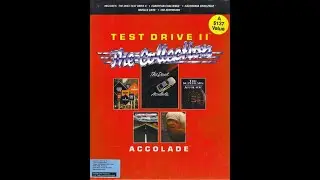 Test Drive II : The Duel (1990) MS-Dos EGA Mode Disinctive Software / Accolade - Gameplay