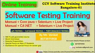 Software Testing -Online Training