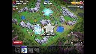 Take down dragon cliffs with two attacks in COC capital raid with this Miner haste troop combo