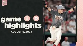 Angels vs. Nationals Game Highlights (8/9/24) | MLB Highlights