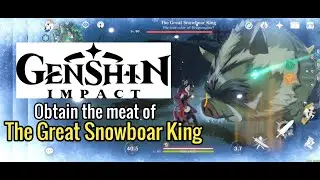 Obtain the meat of the Great Snowboar King (Ah, Fresh Meat! Quest)
