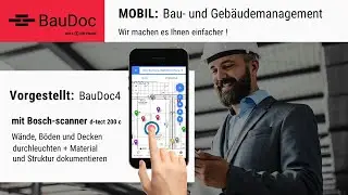 BIM Word 23: BauDoc4 mit Bosch-Wand-Scanner Leitungen/Leckagen finden, messen und dokumentieren