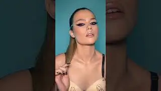 Яркий фиолетовый макияж глаз LavelleCollection 