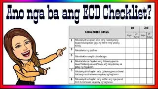 HOW TO USE THE ECD CHECKLIST | ECD CHECKLIST ADMINISTRATION FOR KINDERGARTEN