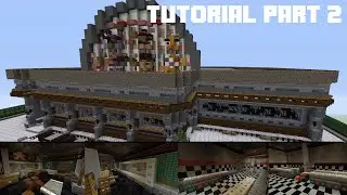 Minecraft Tutorial: How To Build Fazbear Frights (FNAF 3) - Part 2