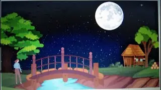 Starry Night Portrait|Canva App